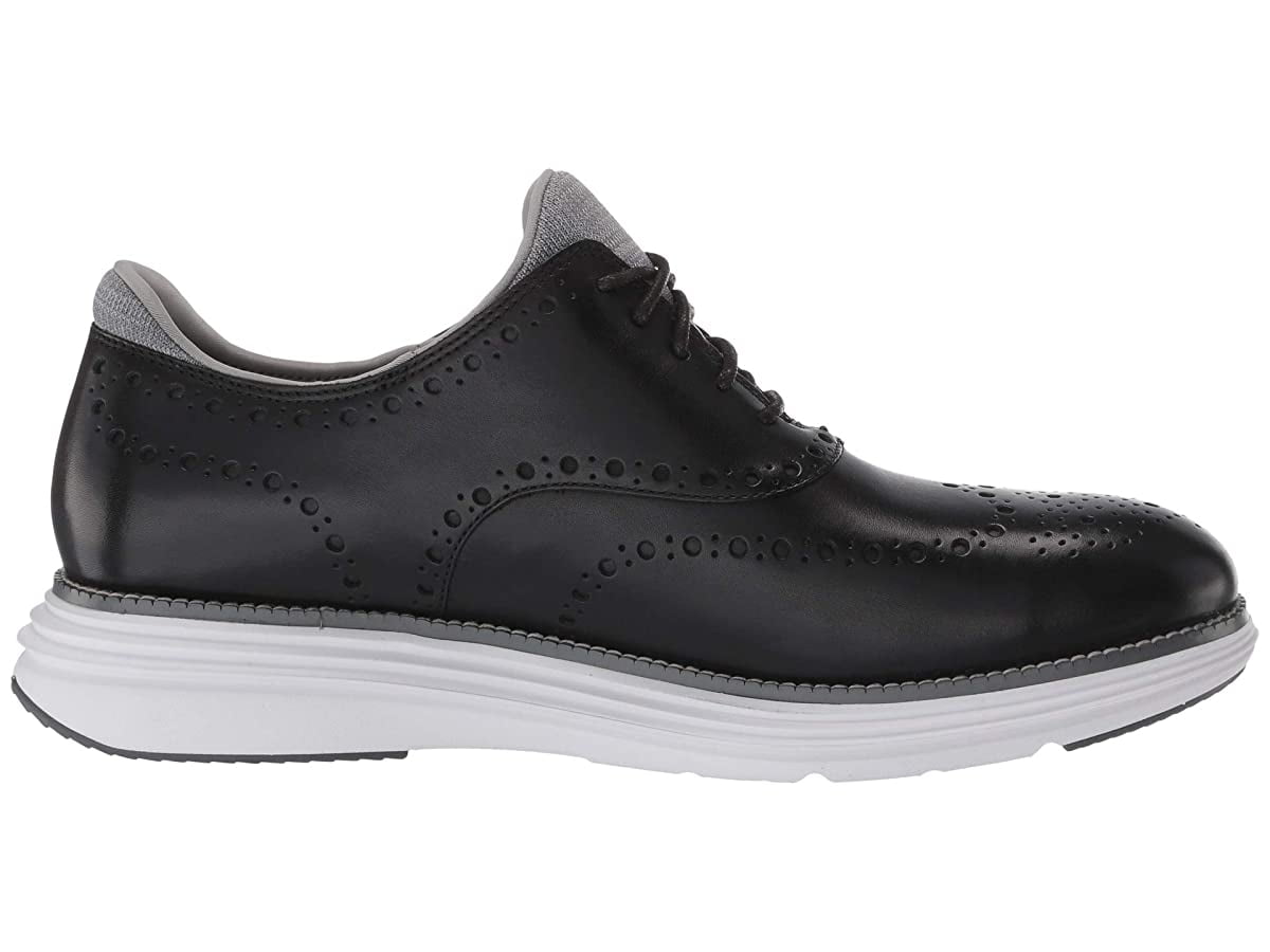 Cole Haan Original Grand Ultra Wing Ox Black Leather/Optic White ...