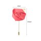 thumbnail image 2 of 12 Pcs Ramilletes de Rosa con Alfileres para Hombres Ceremonia de Boda Aniversario Cena Formal Fiesta Rojo Sandía, 2 of 5