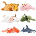 thumbnail image 1 of 60cm Big Dinosaur Weighted Plush Toy Cartoon Stuffed Animals Pillow Soft Cute Birthday Gift For Children, 1 of 2