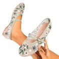 thumbnail image 2 of Willtoo Mesh Embroidered Flats for Women Flower Mary Jane Flats Ballet Shoes Round Toe Slip On Ballerina Floral Shoes, 2 of 6