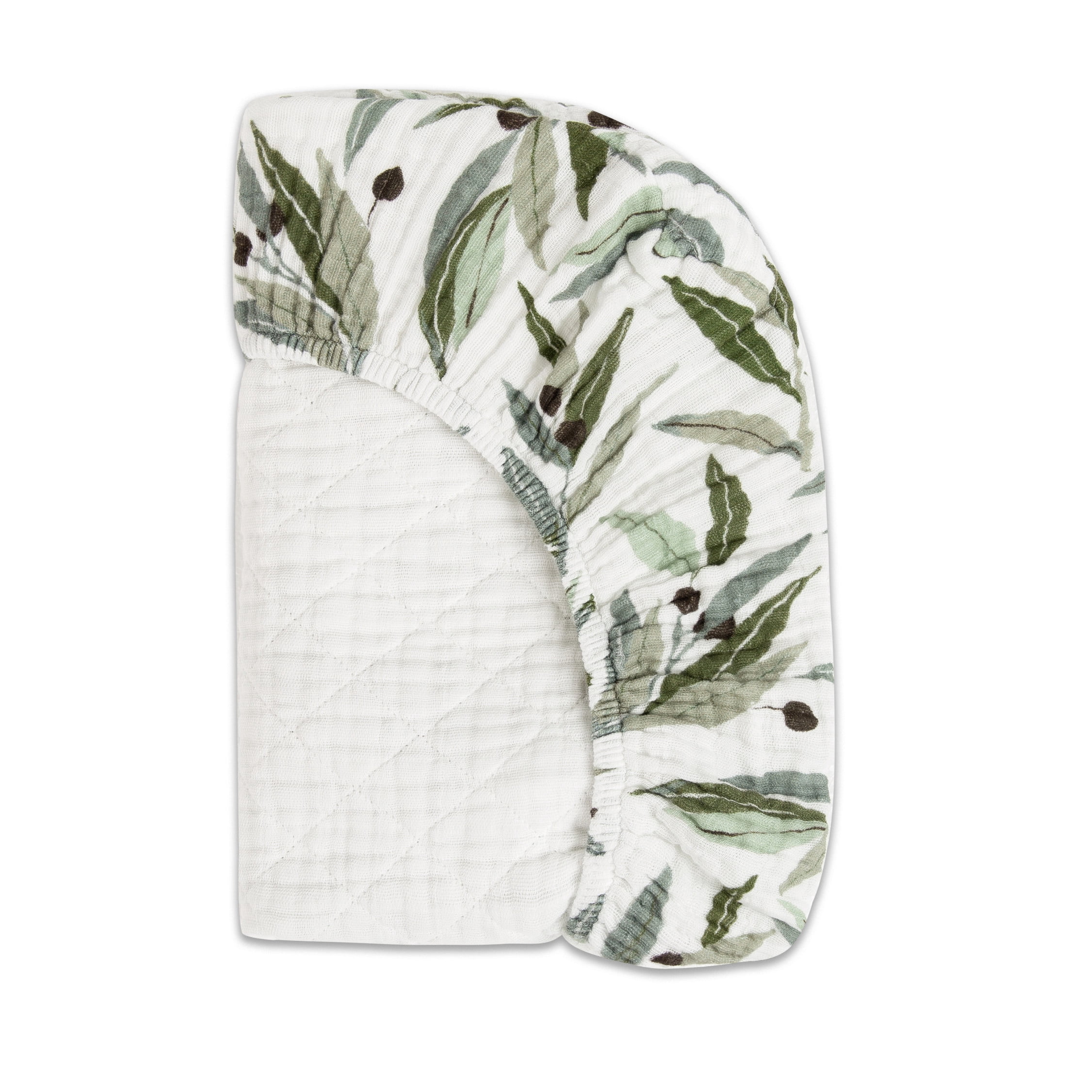 Babyletto Quilted Changing Pad Cover in GOTS Certified Organic Muslin Cotton