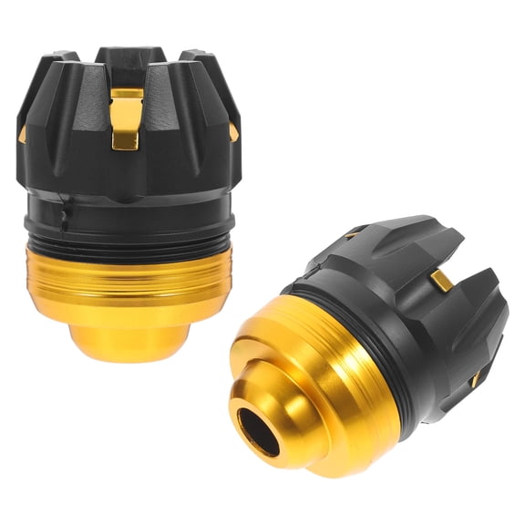 HONITANO 2-Pack Motorcycle Frame Sliders Crash Protector Front Fork Aluminum Alloy