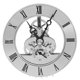 thumbnail image 1 of Inserto de reloj esqueleto transparente para reparación de relojes de pared, reemplazo de reloj de cuarzo redondo con números romanos de 86 mm, 1 of 7