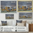 thumbnail image 4 of Designart "Sporting Scene Blue Football Game" Sports Framed Wall Art Decor - Modern Farmhouse Blue Sport Football Bedroom Framed Canvas Wall Art, 4 of 6
