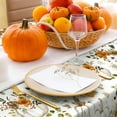 thumbnail image 3 of Fall Pumpkin Tablecloth Watercolor Pumpkin Pattern Table Cover 60 x 102 Inch Autumn Rectangle Picnic Table Cloth for Thanksgiving Wedding Holiday Party Supplies Table Decor, 3 of 6