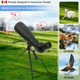 thumbnail image 4 of Fetch Falcon 20-60X80 Prism SILVER-PLATED HD BAK4 Spotting Scopes (Water-Resistance Long Range Spotting) with Metal Tripod and Carry Bag (20-60X80 without Phone Holder), 4 of 8