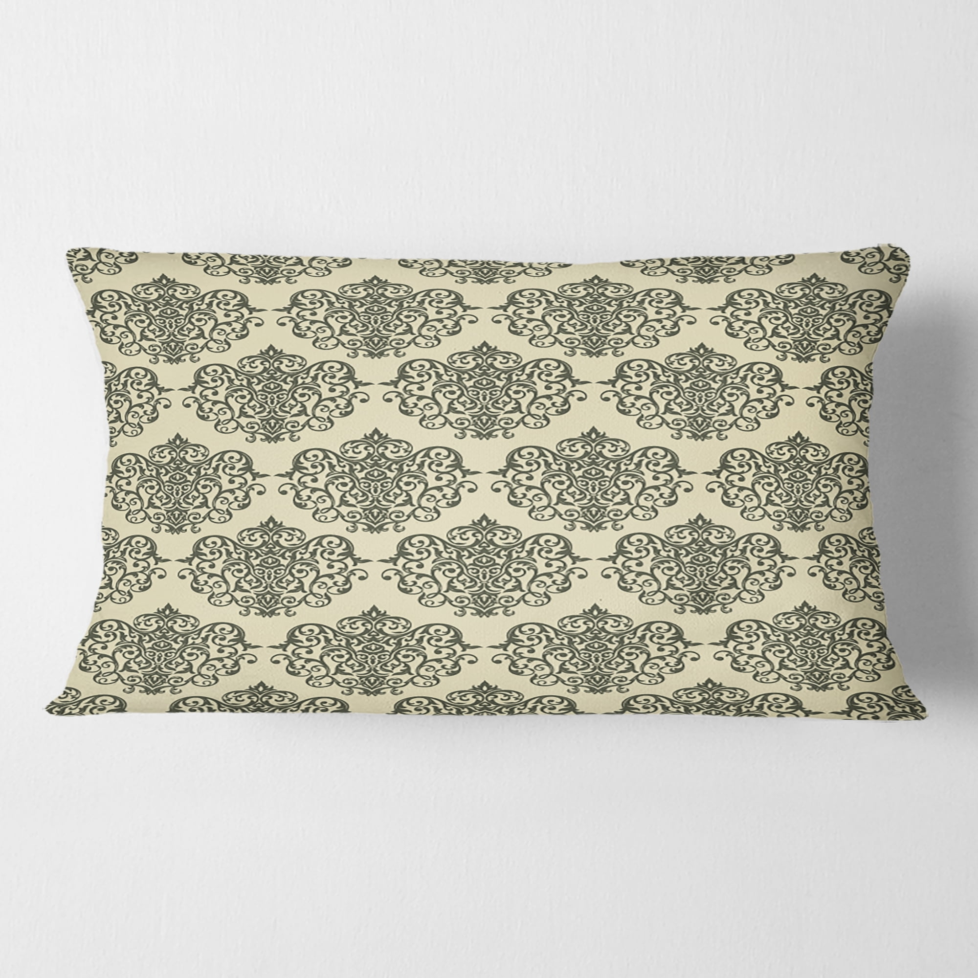 Designart Abstract Design Retro Pattern III' Mid-Century Modern Throw Pillow - 12x20