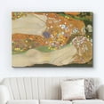 thumbnail image 2 of wall26 Canvas Print Wall Art Water Serpents II by Gustav Klimt Nature Abstract Oil Painting Fine Art Traditional Scenic Colorful Multicolor Ultra for Living Room, Bedroom, Office - 24"x36", 2 of 5