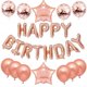 thumbnail image 1 of 25 unids/set de globos de feliz cumpleaños, guirnalda de globos con letras de aluminio, banderines, pancartas, decoración de fiesta de cumpleaños para niños, Babay, 1 of 5