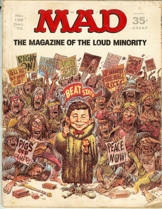 MAD Magazine #139 Dec 1970 (Detached Cover)