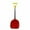 Red, variant on WUSUOWEI 23inch Snow Shovel with Stainless Steel Handle, Comfortable D Grip Durable Shovel Metal Plastic Shovel Beach Digging Sand Playing Shovel for Garden Car Camping