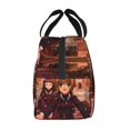 thumbnail image 4 of Cute Cartoon Anime Lunch Bag With Zipper Waterproof And Reusable Cooler Tote Lunch Box For School/Office/Picnic/Work, 4 of 5