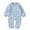 Light Blue, variant on Weebloom Toddler Baby Easter Outfit Boy Girl Bunny Knit Sweater Long Sleeve Bodysuit Clothes Girls Holiday Romper Light Blue 6-12 Months