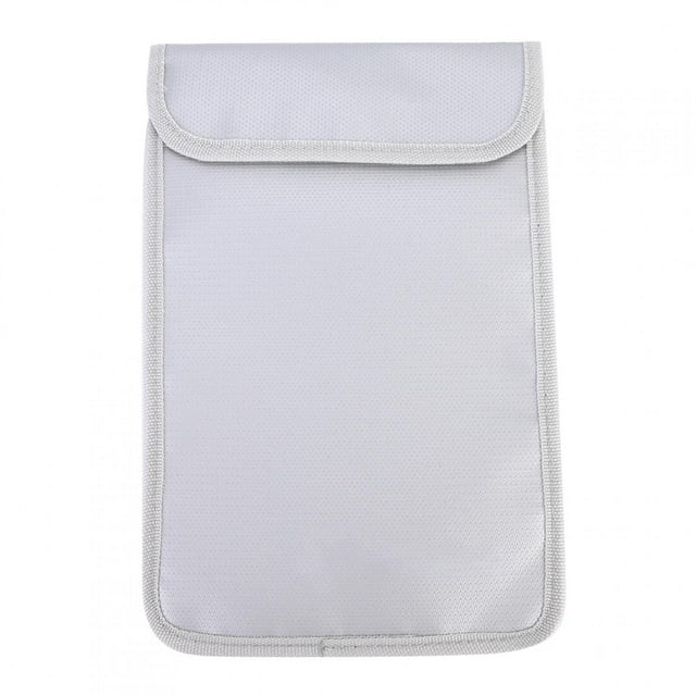 Fireproof File Pouch, Liquid Silicone Fiberglass Cloth Collapsible Fireproof Document Bag Fireproof High Temperature Resistant For File For Storage Cash