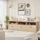 thumbnail image 2 of TV Soporte para 75 Inch TV Mid-Century Moderno Entertainment Center con Almacenamiento Cajón 70inch TV Console con Abierto Shelves Madera Media Console TV Gabinete para Living Sala ( cm de Anchoood), 2 of 7