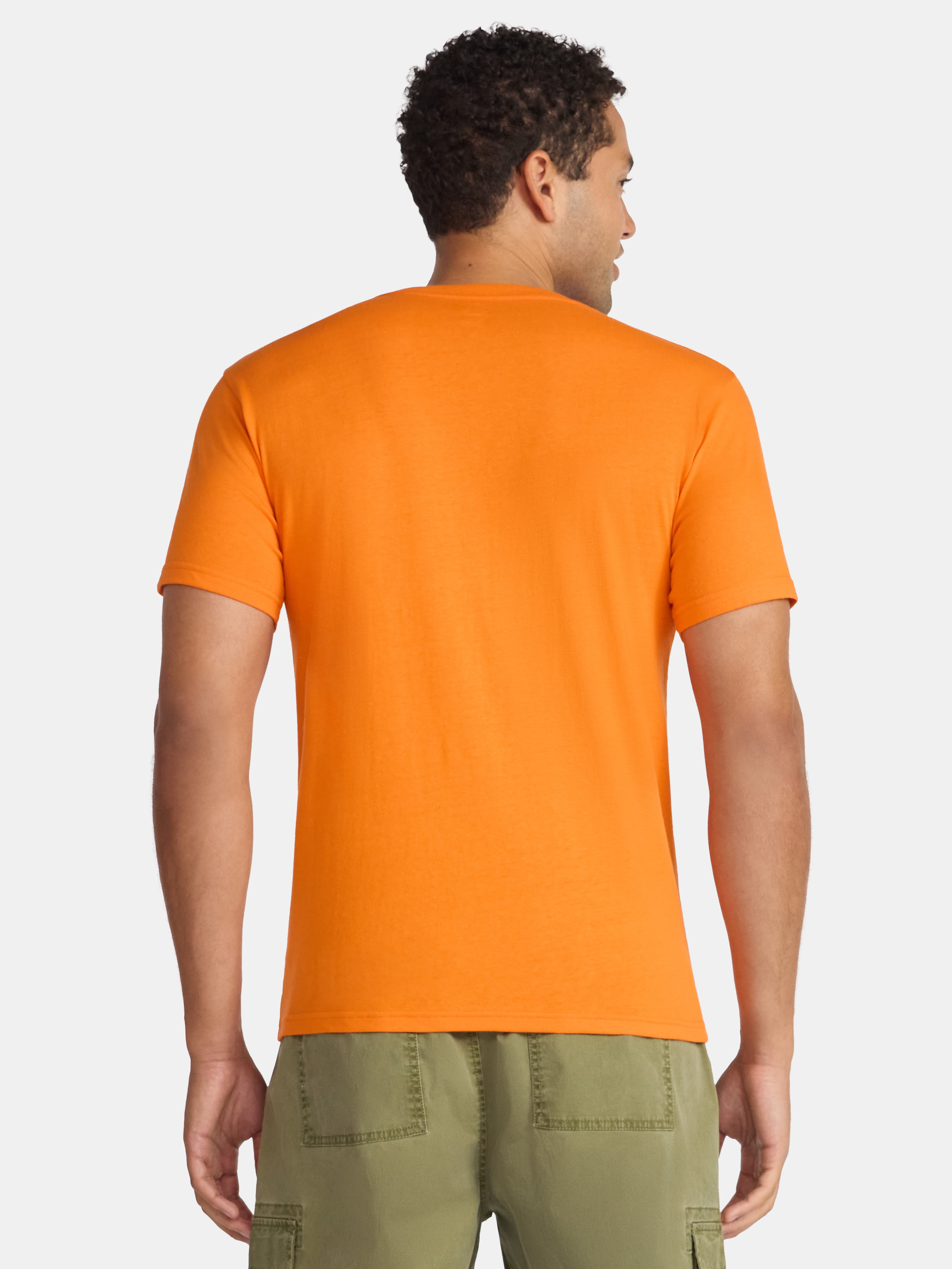 Halloween Men's Pumpkin Jack O' Lantern Smile Graphic Tee Shirt from Way to Celebrate, Sizes XS-3XL