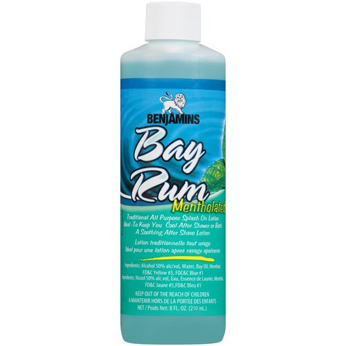 Benjamins Bay Rum Mentholated Lotion, 8 fl oz