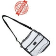 Clear CrossBody Messenger Shoulder Bag NFL Stadium Approved