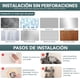 thumbnail image 3 of Organizador de Baño Repisas para Baño Estante de Ducha Sin Taladro, Esquinero para Regadera con Ventosas, Incluye Ganchos y Toalla (2 pcs), 3 of 4