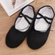 thumbnail image 4 of EeaseMX 1 par de zapatos de baile ligeros y antideslizantes, de lona sencilla para niños y adultos, talla 35, 4 of 7