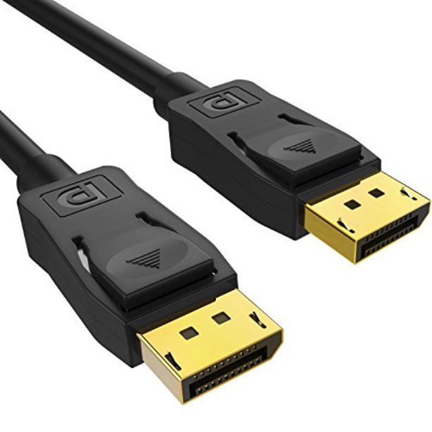 Syncwire Displayport Cable 6 5 Feet 24k Gold Plated High Speed 17 Gbps Displayport To Displayport Cord