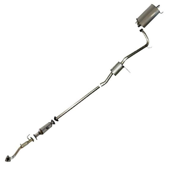 Northeastern Exhaust | Stainless Steel Exhaust Front Pipe, Catalytic, Resonator Pipe & Rear Muffler Complete Exhaust System Fits 1998-2002 Honda Accord 2.3L - Direct Fit with EPA-Approved