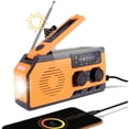 thumbnail image 1 of Hand Crank, 5000mAh Battery, Type C, Weather Alert, Flashlight, Reading Light & SOS Alarm - Perfect for Disaster Prep Emergency Solar Dynamo Radio, 1 of 5