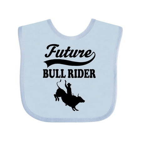

Inktastic Future Bull Rider Rodeo Riding Gift Baby Boy Bib