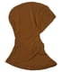 thumbnail image 1 of Hiyab para mujer, gorro elástico, pañuelo árabe musulmán para la cabeza, turbante islámico marrón., 1 of 4