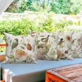 thumbnail image 5 of DaShan Spring Birds Throw Pillow Covers 18x18 Set of 4,Vintage Floral Decorative Pillow Cases for Bedroom Sofa Couch, 5 of 6