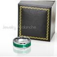 thumbnail image 2 of Jewelry Avalanche Malachite Inlaid Tungsten Carbide Ring, Comfort Fit Mens Tungsten Wedding Band 8MM, 2 of 4