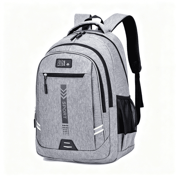 GASTROPOD Travel Laptop Backpack for Men Women, 15.6 Inch Business Slim Laptops Bag, College School Computer Bag Gifts, Gray Travel Backpack for Men