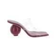 thumbnail image 3 of Cult Gaia Womens Nhu Square Toe Slip On Slide Sandals, 3 of 3