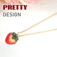 thumbnail image 4 of 8 pendientes con forma de fresa para colgar en bolsos (colores surtidos), 4 of 6