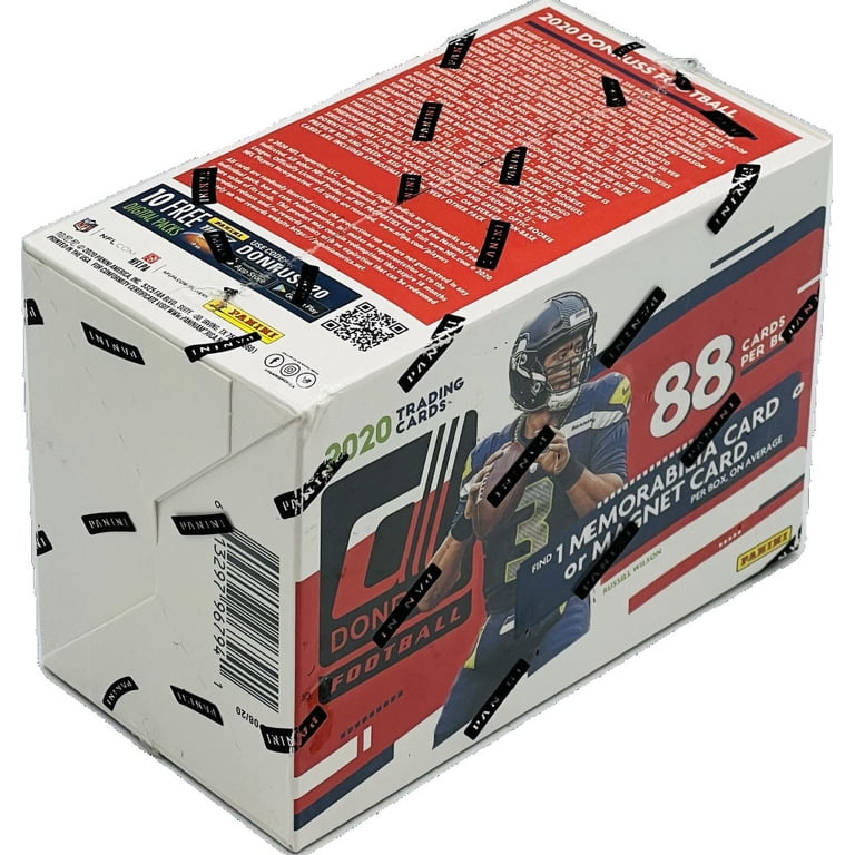 2020 Donruss Football Blaster Box - 88 Cards Per Box, Includes 1 Memorabilia Or Magnet Card