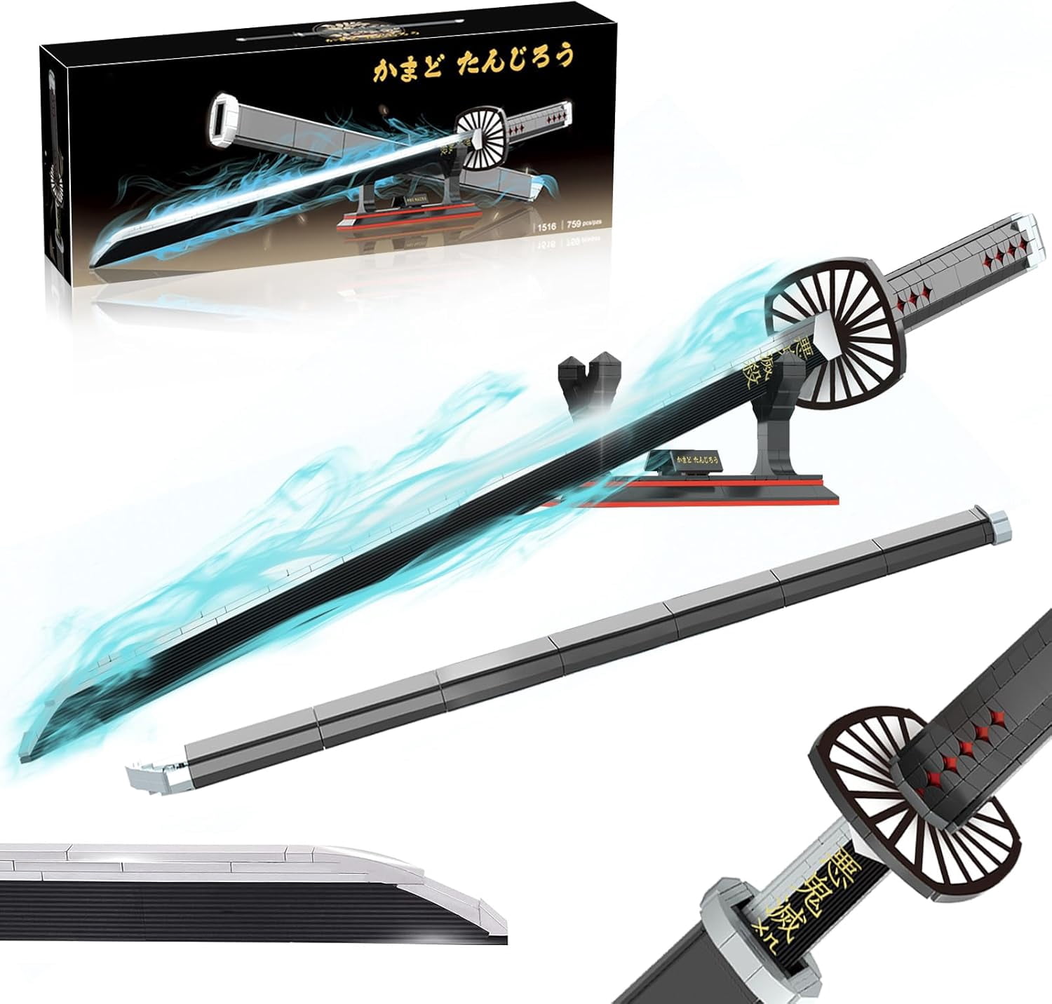 HI-Reeke Anime One Piece Roronoa Zoro Enma Yamato Katana Building