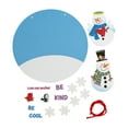 thumbnail image 2 of Fun Express Religious Be Cool Be Kind Snowman Sign Craft Kit - Makes 12, 2 of 2