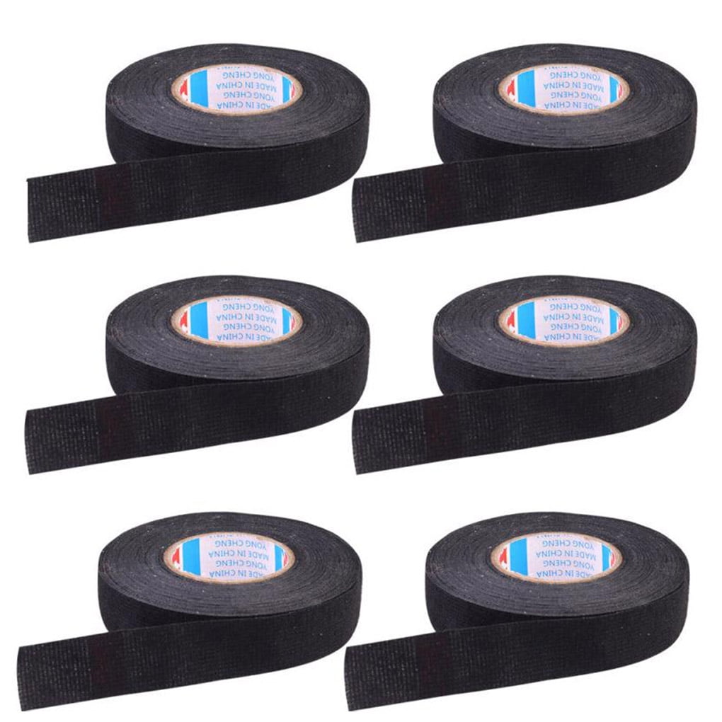 Thinsont 6 Pieces Car Wiring Tape Auto Truck Wire Harness Wraps Non