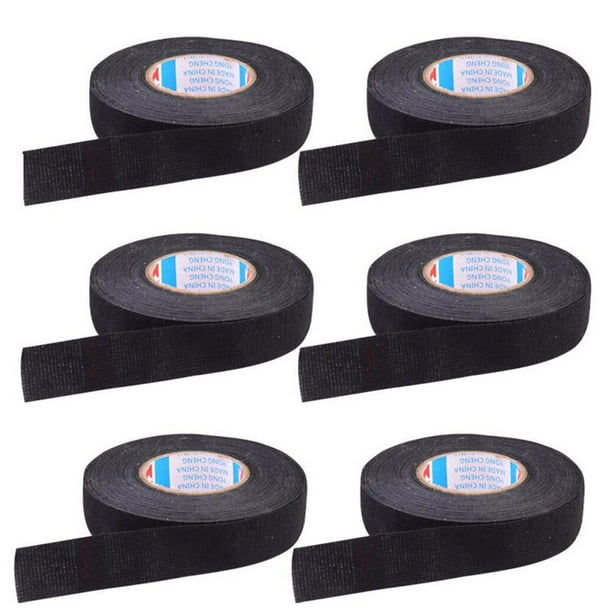 Thinsont 6 Pieces Car Wiring Tape Auto Truck Wire Harness Wraps Non