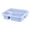 Blue, variant on Yatlte Reusable Lunch Box Meal Prep Containers - 3 Compartment Snack Box Container with Airtight Lid - Dishwasher, Freezer, Microwave Safe Food Snack Storage