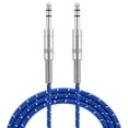 thumbnail image 2 of Instrument Cable, 6.35mm Audio Cable 6.35 Guitar Cable Musical Instrument Audio Cable Guitar Cable  For Bass For Electric Guitar For Guitar For Ukulele, 2 of 8
