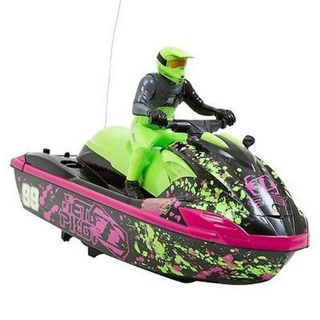 Wakestar Full Function R/C Jet Ski Pink & Green RC Water Vehicle 49MHz - Walmart.com