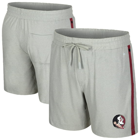 Men's Colosseum Gray Florida State Seminoles Mac Shorts