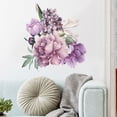 thumbnail image 3 of Naiovety Pegatina de pared de flores, calcomanía de estilo elegante, papel tapiz artístico para el hogar y la Oficina, póster de fondo de sofá de PVC, Decoración del hogar tipo 4 Naiovety HA077073-04, 3 of 6