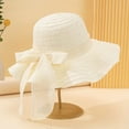 thumbnail image 2 of Sun Hats for Women Floppy Foldable Ladies Women Beach Sun Hat Beige Wide Brim Beach Hats for Women, 2 of 3