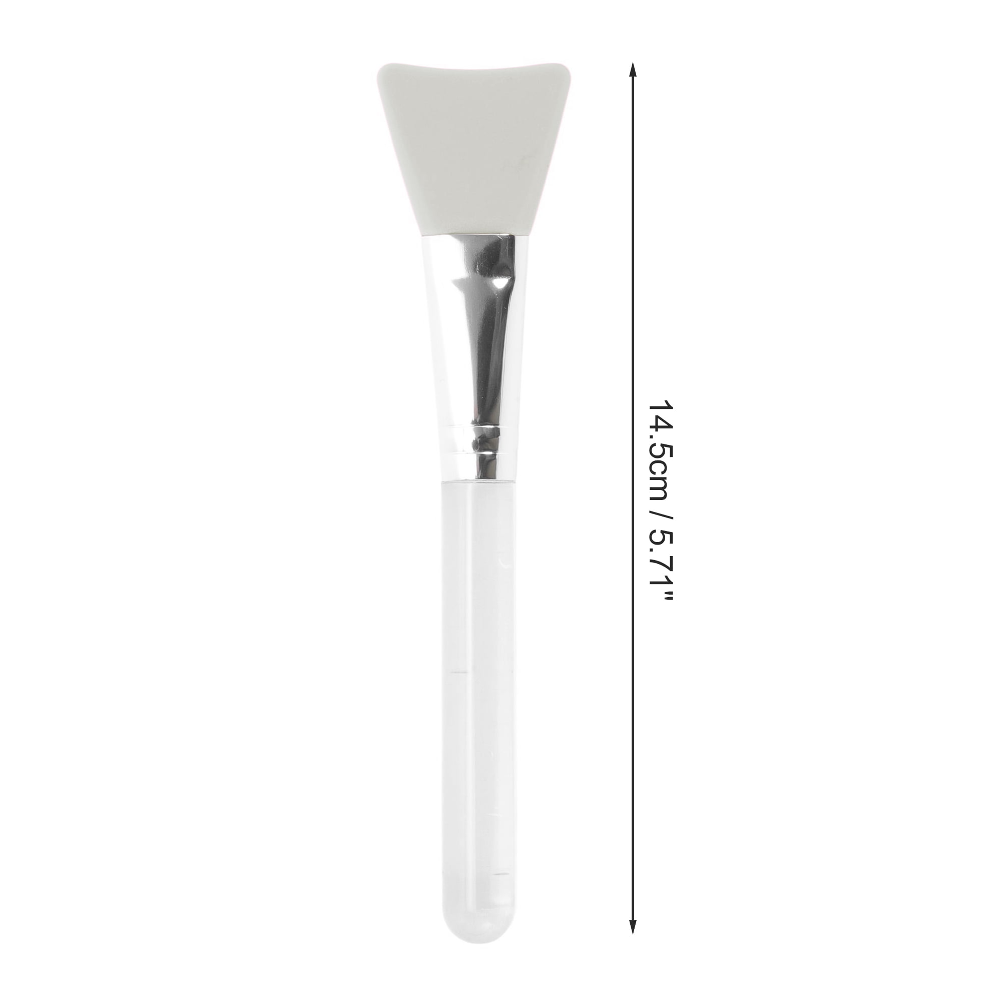 Unique Bargains Durable Flat Head Facial Mask Brush 1 Pc Gray