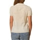 thumbnail image 3 of BLUSA Vintage de Lunares de Manga Corta con Botón INSPIRE CHIC para Mujeres de 1950 en Color Beige, 3 of 5