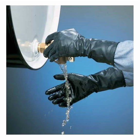 Honeywell North Chemical Resistant Glove,13 mil,Sz 11,PR B131R/11