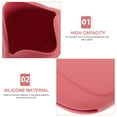 thumbnail image 3 of HAKIDZEL Silicone Beauty Sponge Case Portable Makeup Sponge Case Pink 2Pcs, 3 of 8
