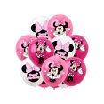 thumbnail image 4 of Pink Minnie Mickey Mouse Themed Party Supplies Tablecloth Decoration Set with Flag, Balloon, Cake Insert, 4 of 5